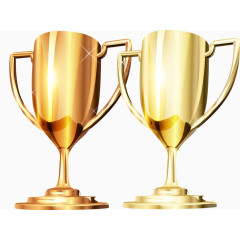 象征荣誉的奖杯素材