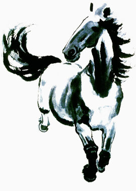 水墨风格马