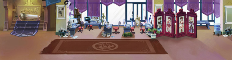 古风卡通背景素材