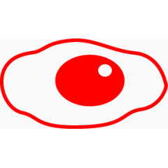 红色披萨元素图标矢量素材