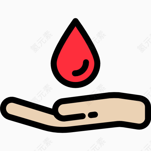 珍惜水源手接水滴