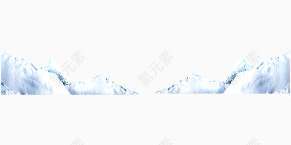 两座雪山