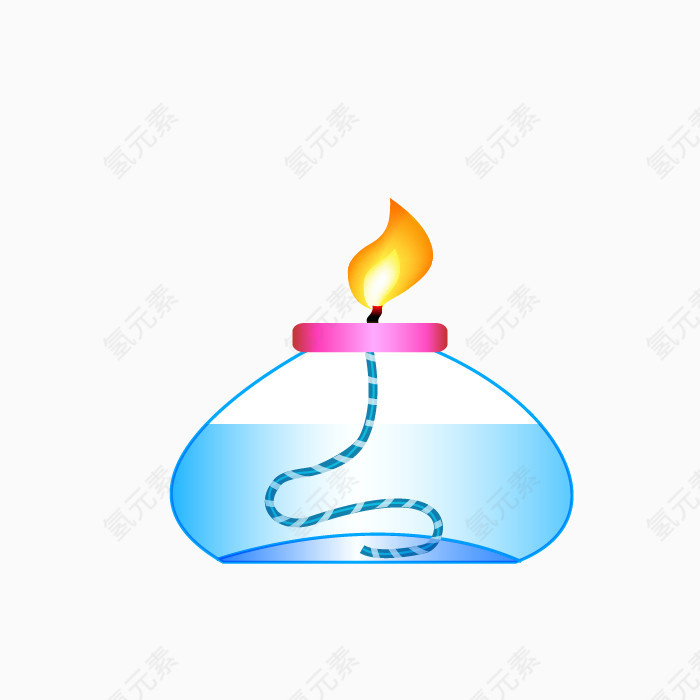 矢量酒精灯