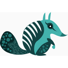 食蚁兽插图矢量