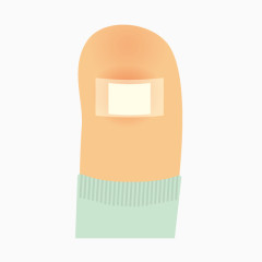 卡通手指外伤