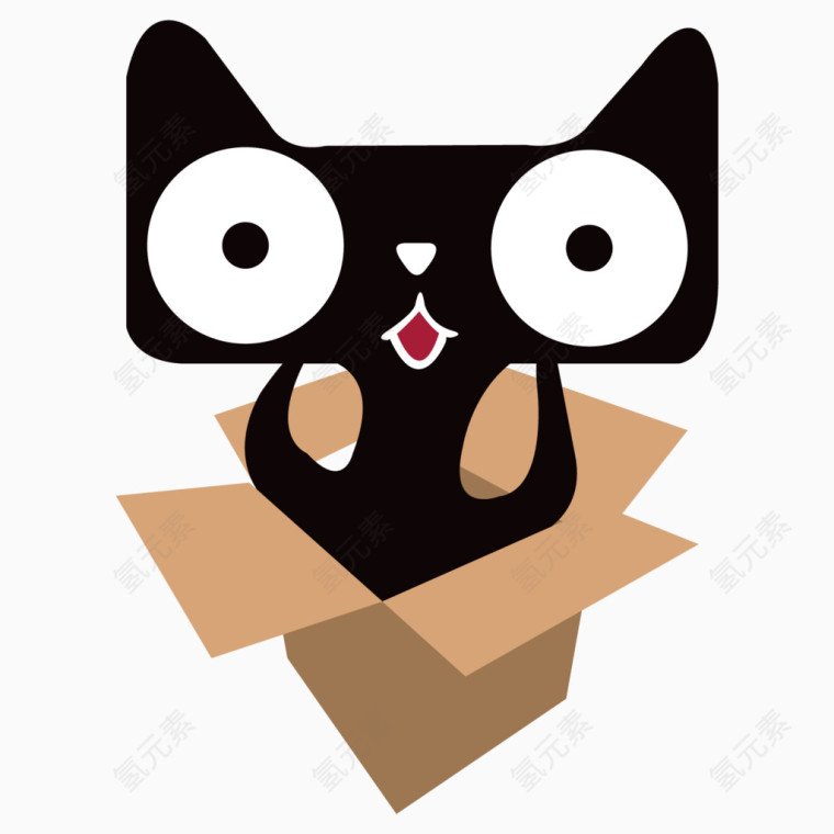 天猫和纸箱
