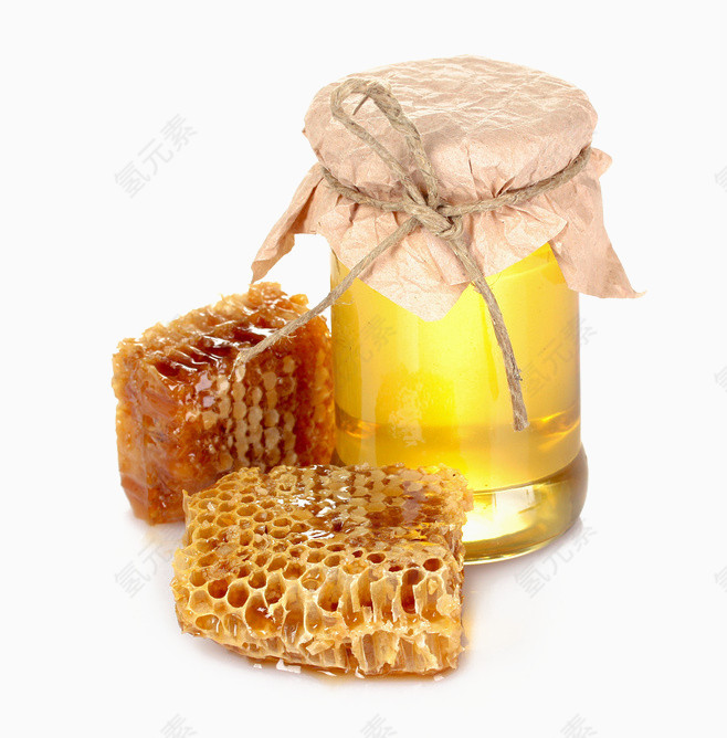 玻璃罐里的蜂蜜