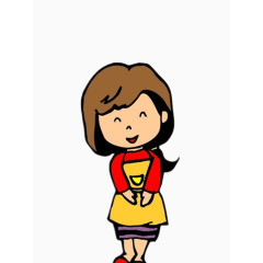 微笑的家庭主妇