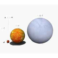 星球分布免抠素材