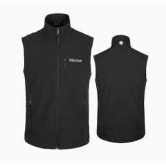 MARMOT 土拨鼠  防水透气M3软壳马甲 Q80280黑色