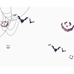 万圣节蝙蝠鬼脸