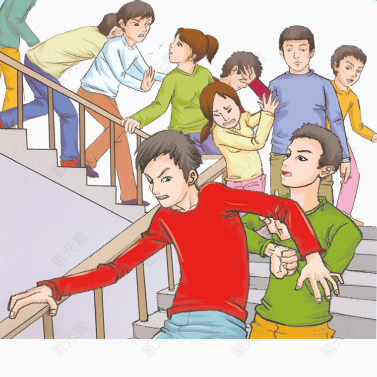 学校踩踏意外