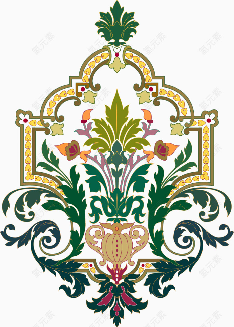 藏式花纹
