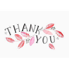 谢谢英文字体设计