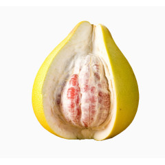 拨开的红心柚子