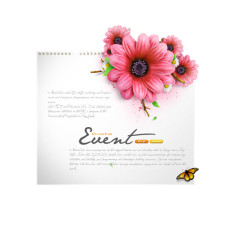 花朵装饰矢量图