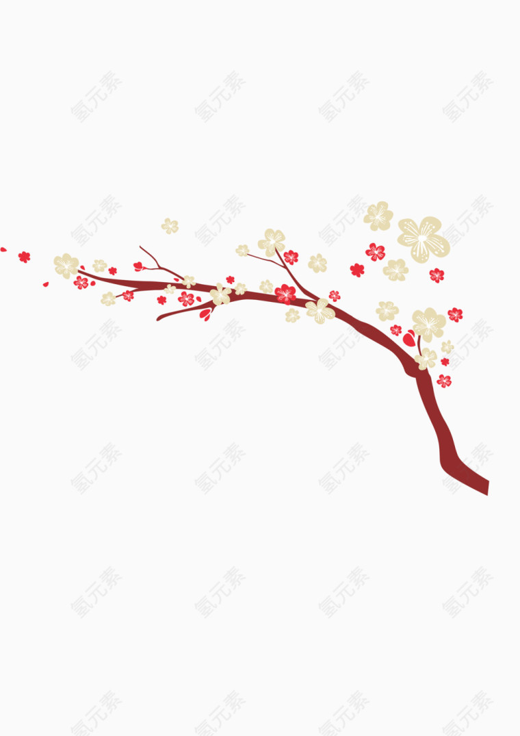 中国风梅花