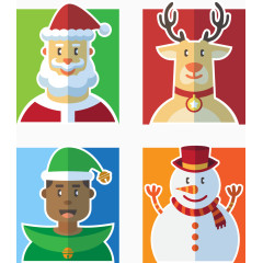 圣诞节卡通元素