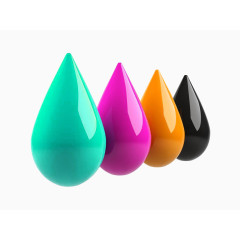 油漆水滴图片素材