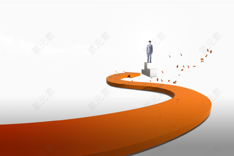 漂浮在空中的路线