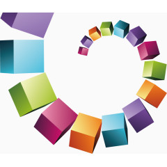 立体方块几何体