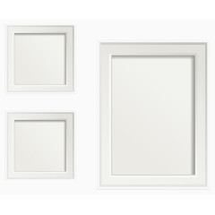 立体照片墙排版矢量