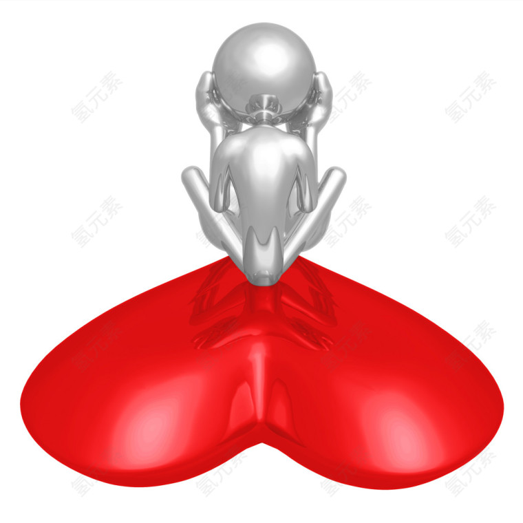 超清晰3D小金人