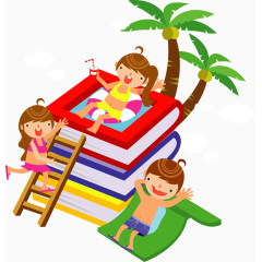 创意书本游泳池