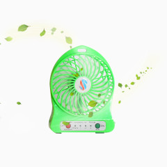 迷你绿色高端风扇
