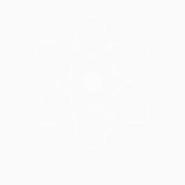 白色线条化学符号素材