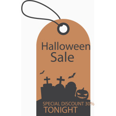 万圣节吊牌