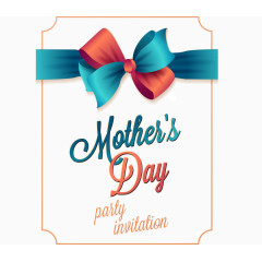 矢量母情节海报