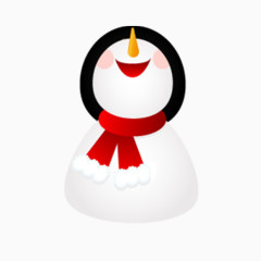 卡通冬天圣诞节雪人元素