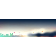 城市炫光效果免费素材