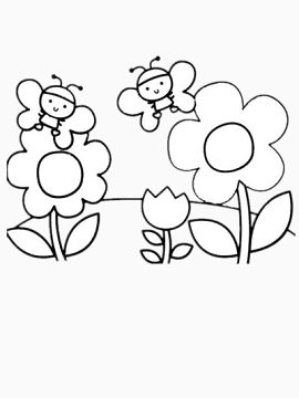 采花蜜的小蜜蜂