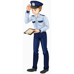 警察男孩