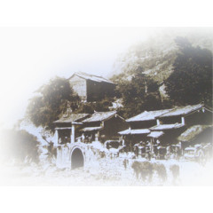 中国风城门照片七夕情人节