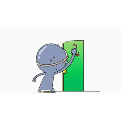 敲门图片