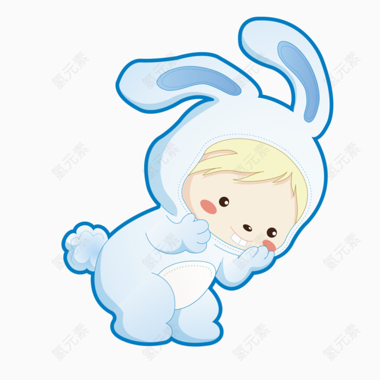 可爱的小兔子