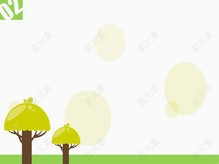 卡通ppt背景边框图