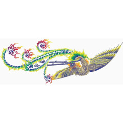 创意凤凰装饰图案