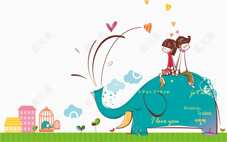 大象梦想海报矢量素材