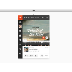 苹果系统云播放器应用UI