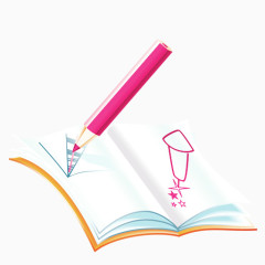 笔记本铅笔写字