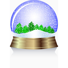 矢量图魔法水晶球