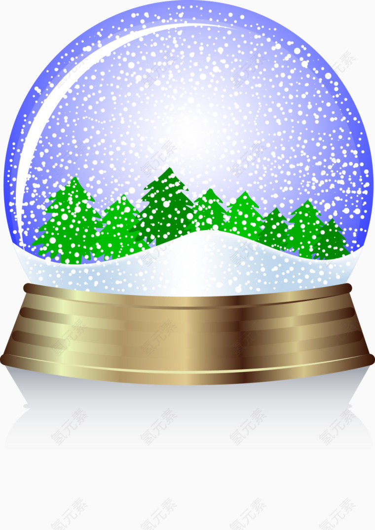 矢量图魔法水晶球