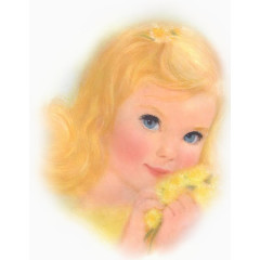 金色头发的女孩