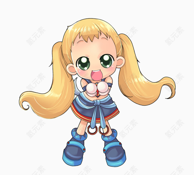 惊讶的小女生