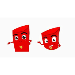 带表情的红包图片素材