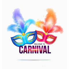 嘉年华配带的面具